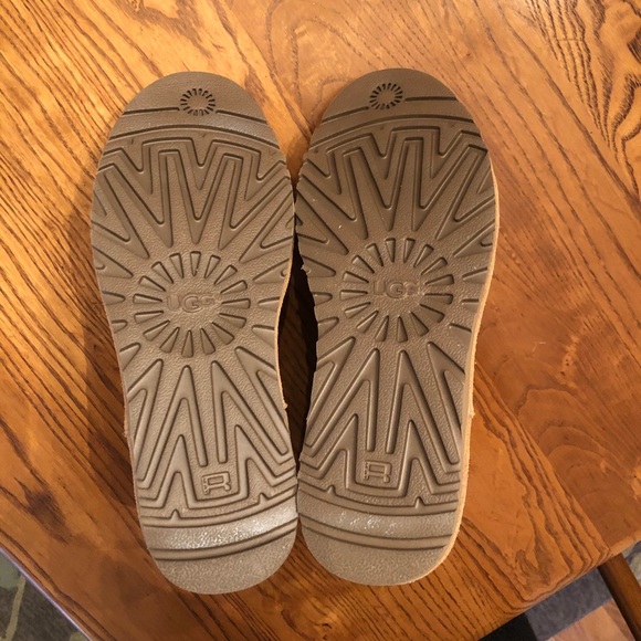 UGG Classic Unlined Mini Perforated Boot Tawny 7 - Picture 5 of 8